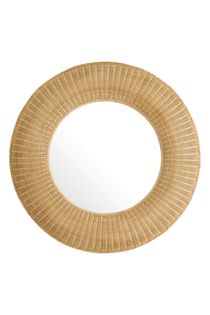 Handwoven Rattan Mirror | Eichholtz Idora | Woodfurniture.com