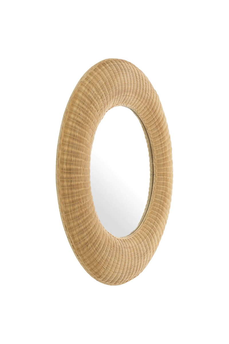 Handwoven Rattan Mirror | Eichholtz Idora | Woodfurniture.com