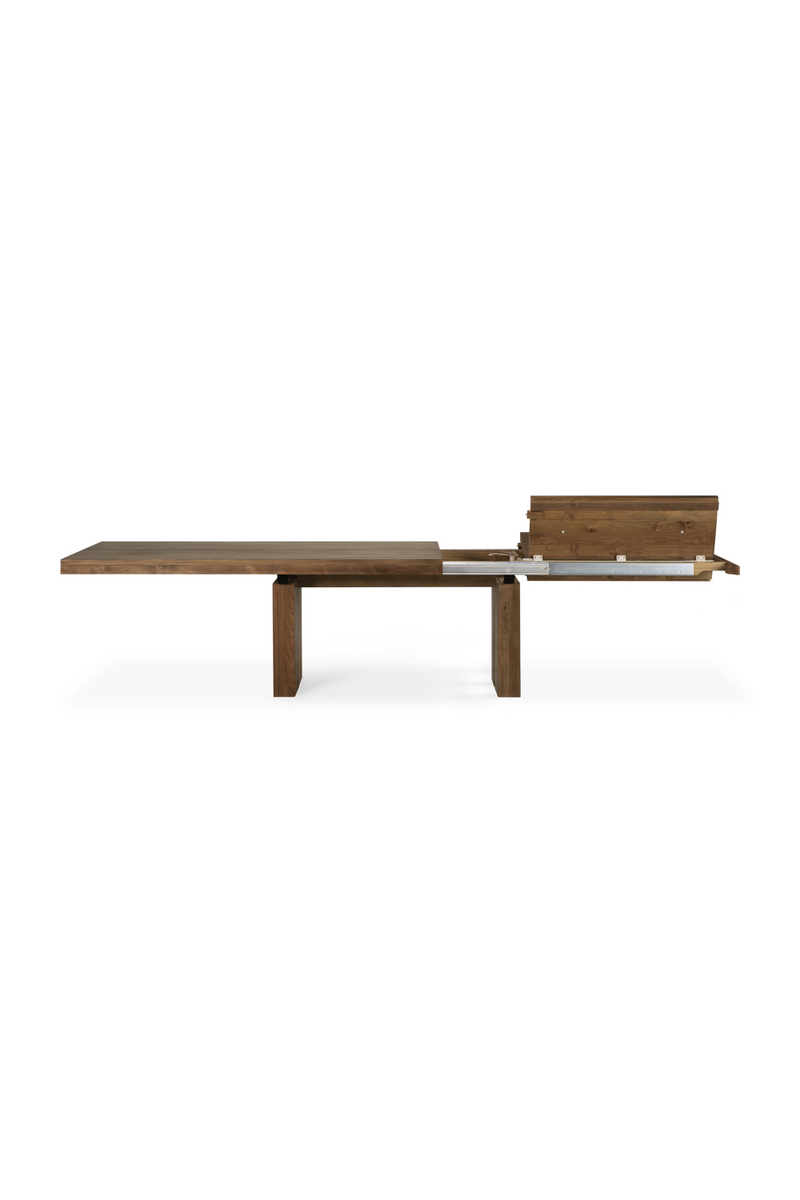 Scandinavian Extendable Teak Dining Table  | Ethnicraft Double