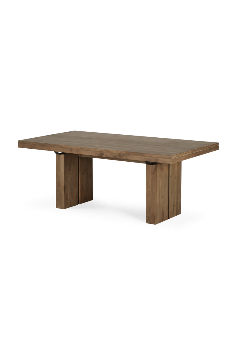 Scandinavian Extendable Teak Dining Table  | Ethnicraft Double