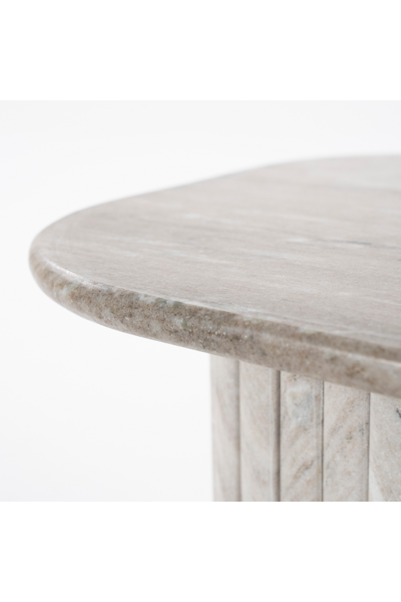 Gray Marble Side Table | By-Boo Dorique | Woodfurniture.com