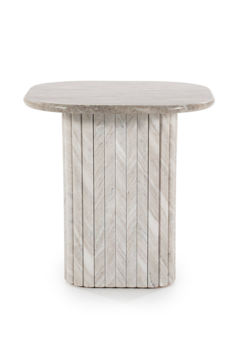 Gray Marble Side Table | By-Boo Dorique | Woodfurniture.com