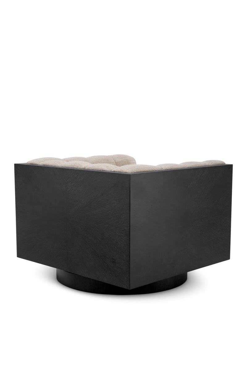 Cream Barrel Swivel Chair | Eichholtz Davide | Woodfurniture.com