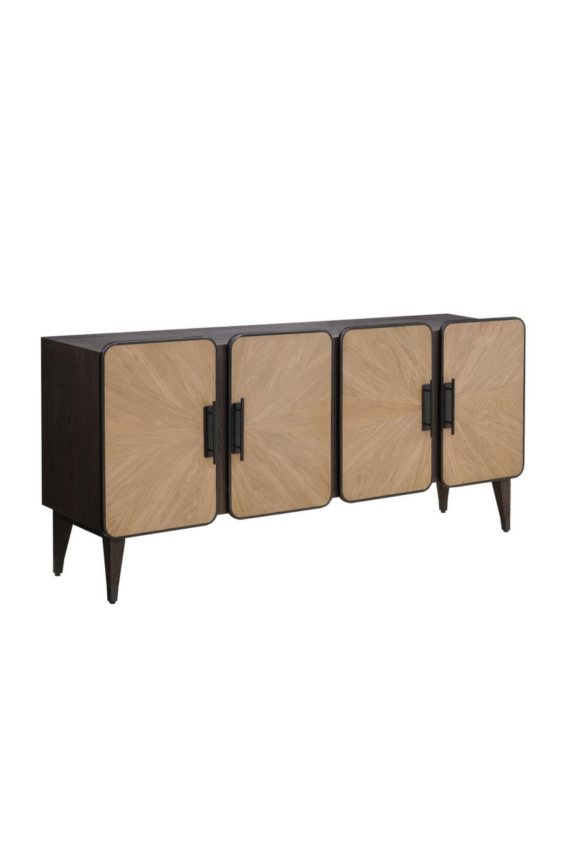 Oak Modern 4-Door Sideboard | Andrew Martin Renzo | Woodfurniture.com