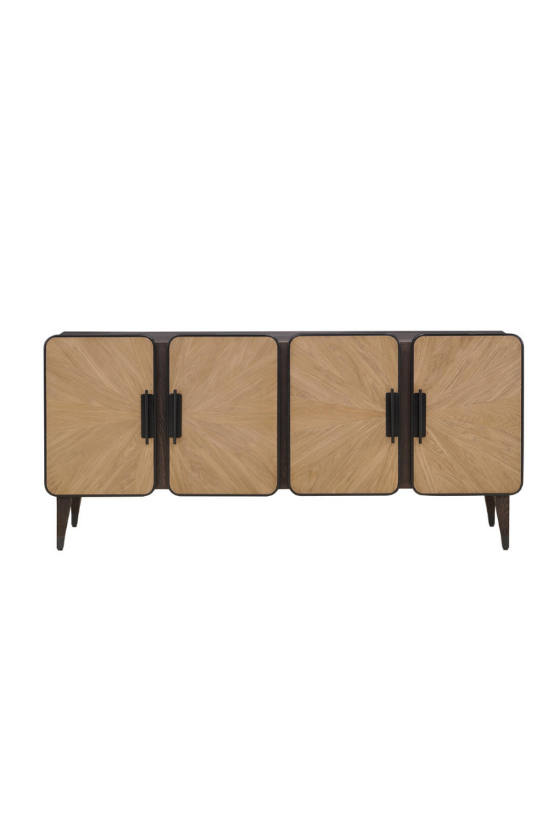 Oak Modern 4-Door Sideboard | Andrew Martin Renzo | Woodfurniture.com