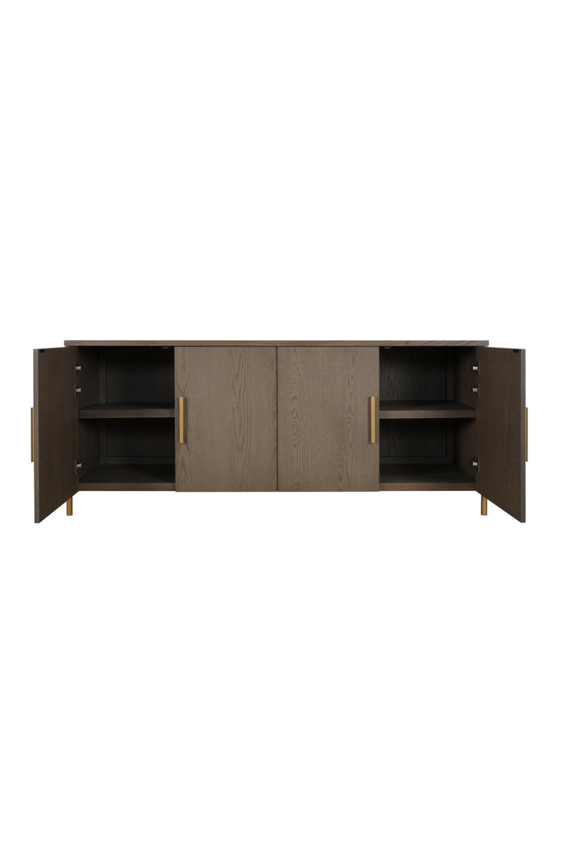 4-Door Oak Sideboard | Andrew Martin Jeanne | Woodfurniture.com