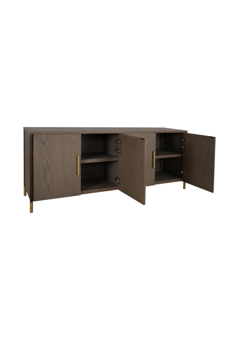 4-Door Oak Sideboard | Andrew Martin Jeanne | Woodfurniture.com