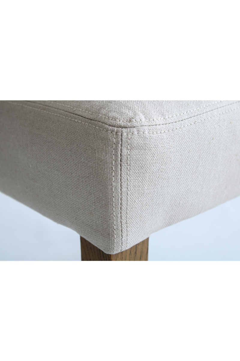 Linen Studded Dining Chair | Andrew Martin Frank | Woodfurniture.com