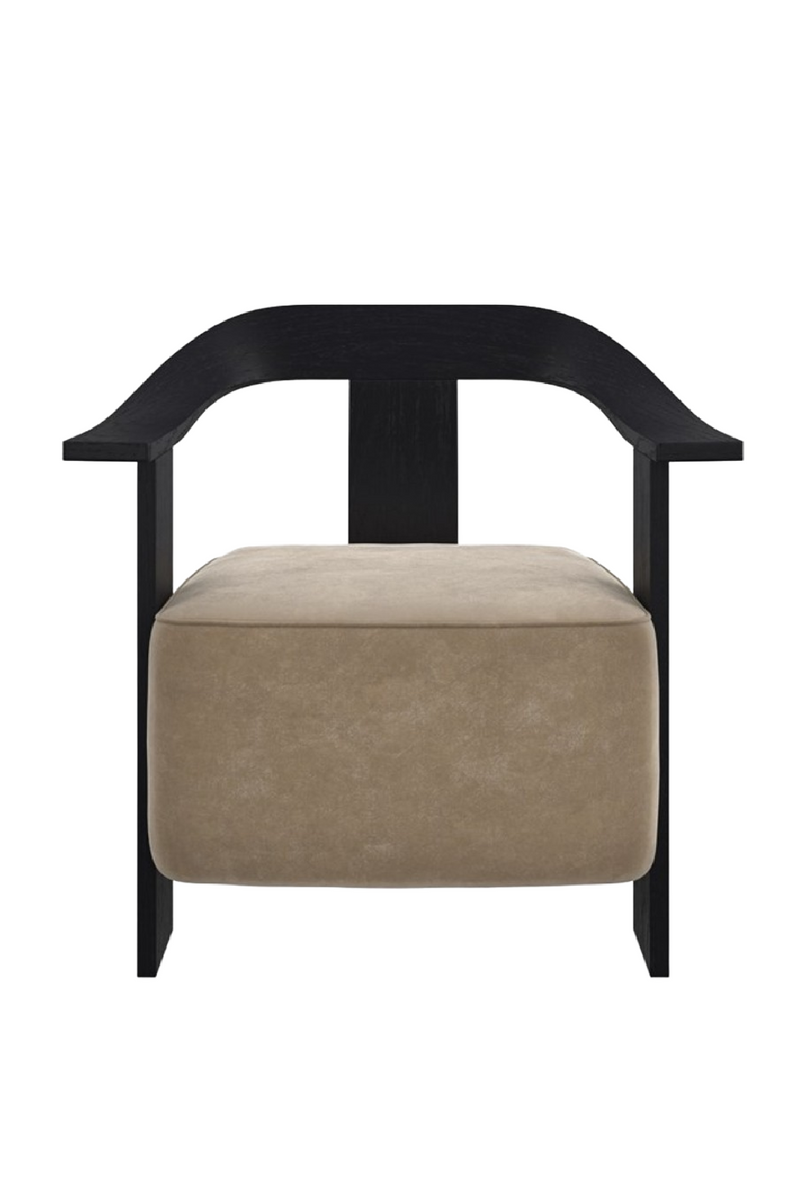 Suede Modern Accent Chair | Andrew Martin Luca | Woodfurniture.com