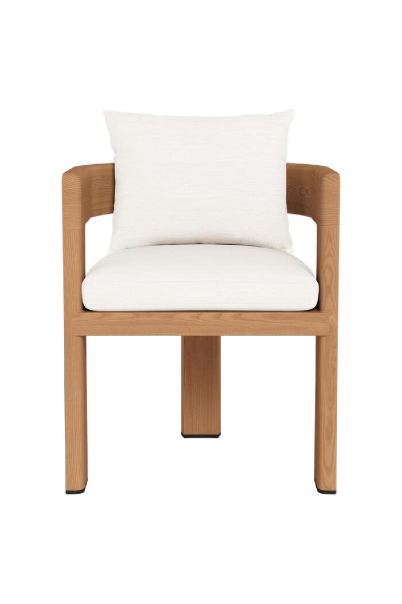 Outdoor Teak Dining Armchair | Andrew Martin Caicos | Woodfurniture.com