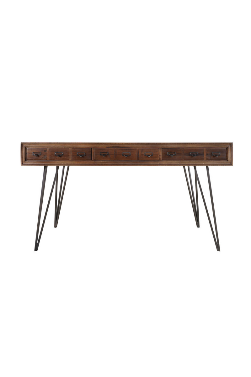 Wooden 3-Drawer Desk | Andrew Martin Lloyd | Woodfurniture.com