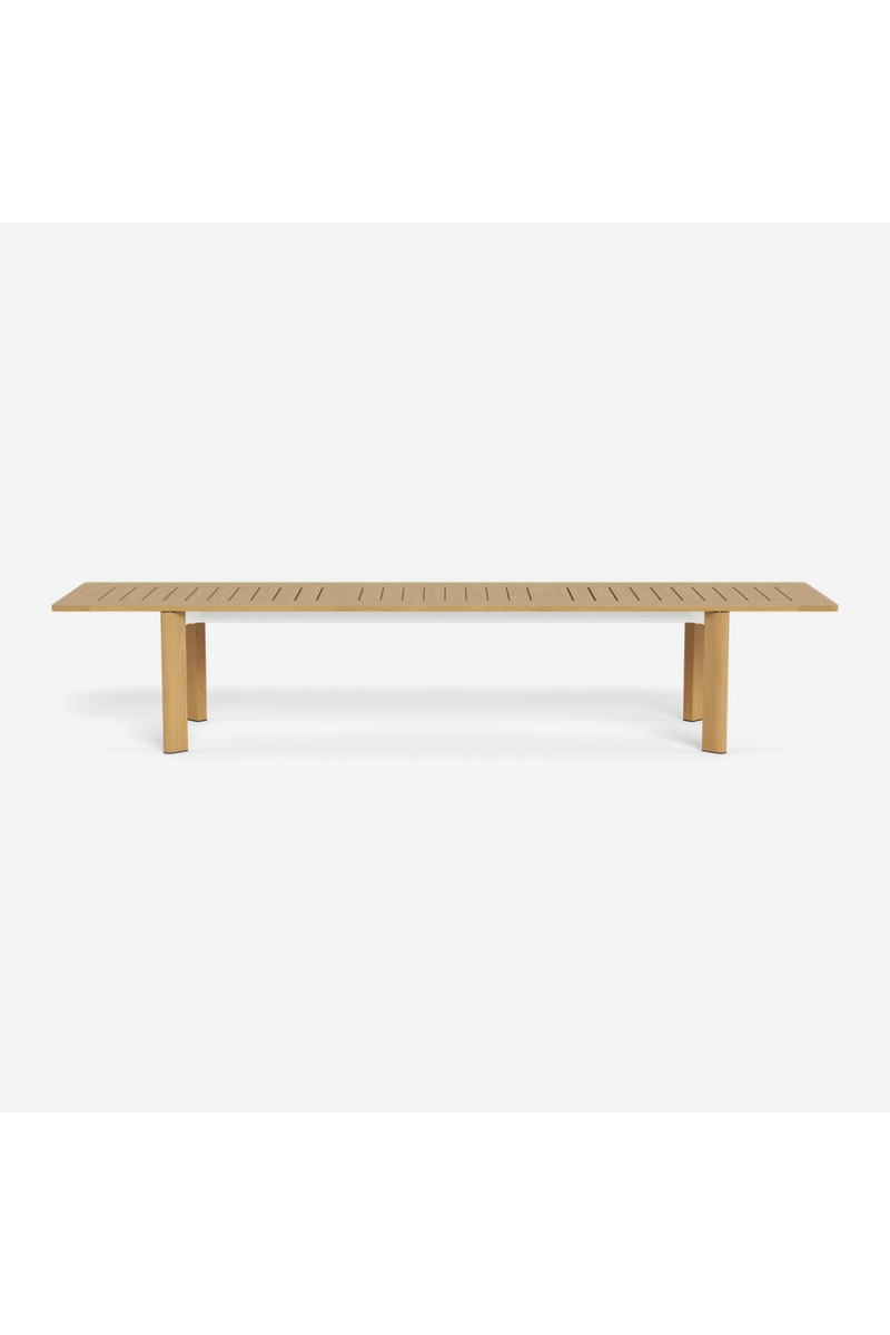 Teak Outdoor Extending Dining Table | Andrew Martin Byron |  Woodfurniture.com
