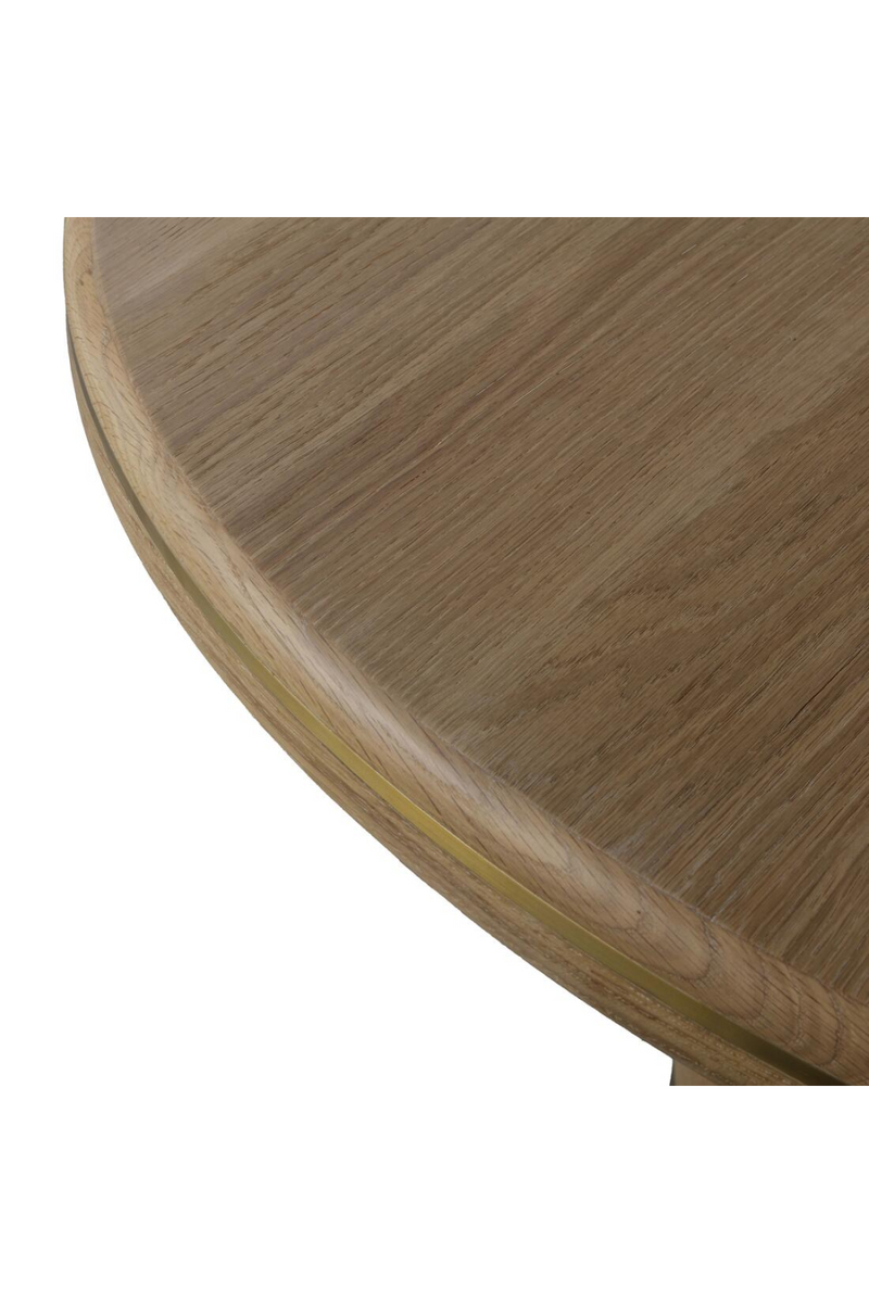 Natural Oak Pedestal Dining Table | Andrew Martin Angelo |  Woodfurniture.com
