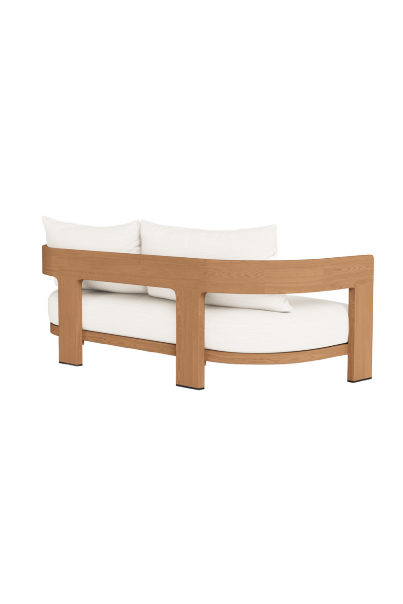 Outdoor Natural Teak Sofa | Andrew Martin Caicos | Woodfurniture.com