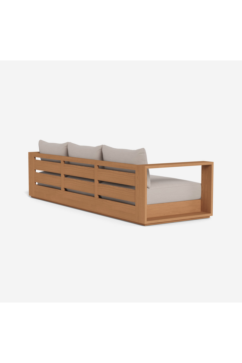 Outdoor Teak 3-Seater Sofa | Andrew Martin Bora | Oroatrade.com | Woodfurniture.com