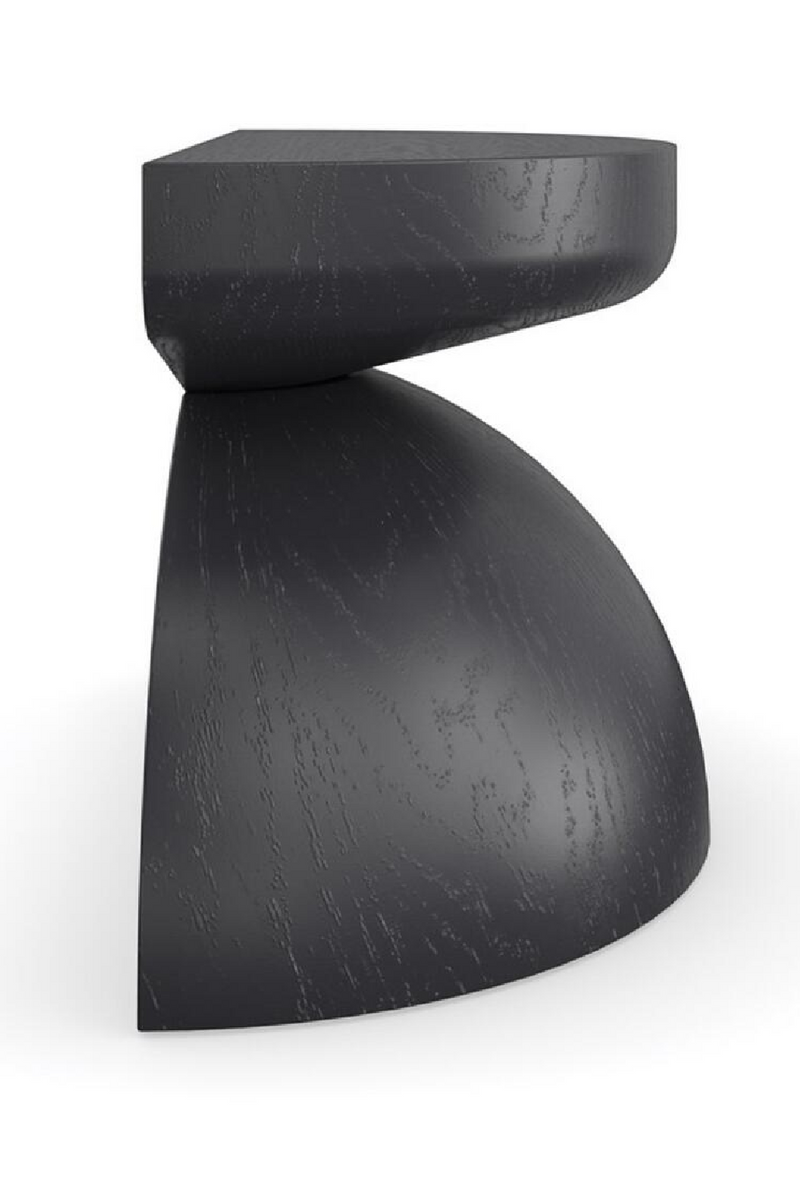 Black Dome Side Table | Andrew Martin Pippa | Woodfurniture.com