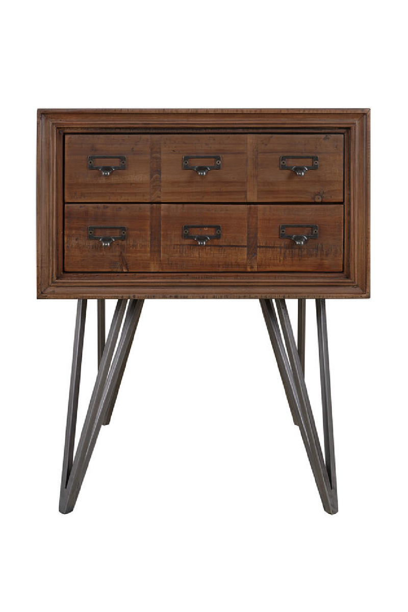 Wooden 2-Drawer Side Table | Andrew Martin Lloyd | Woodfurniture.com