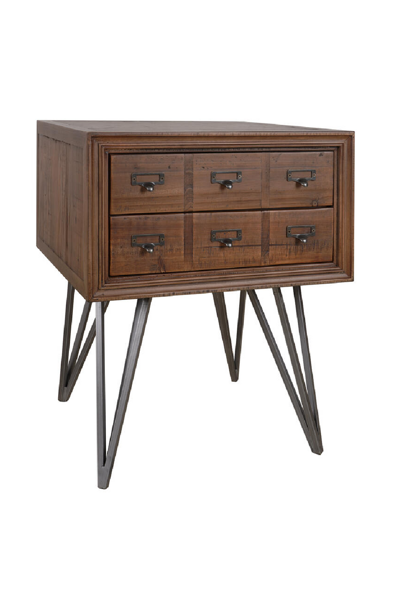 Wooden 2-Drawer Side Table | Andrew Martin Lloyd | Woodfurniture.com