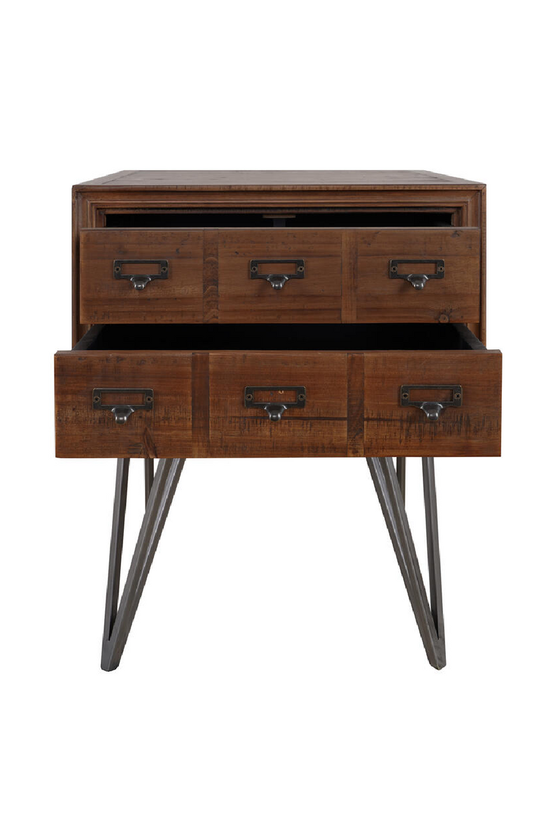 Wooden 2-Drawer Side Table | Andrew Martin Lloyd | Woodfurniture.com