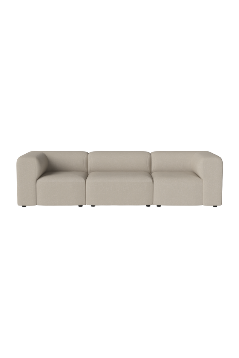 Modern Minimalist 3-Unit Modular Sofa S | Bolia Angle | Woodfurniture.com