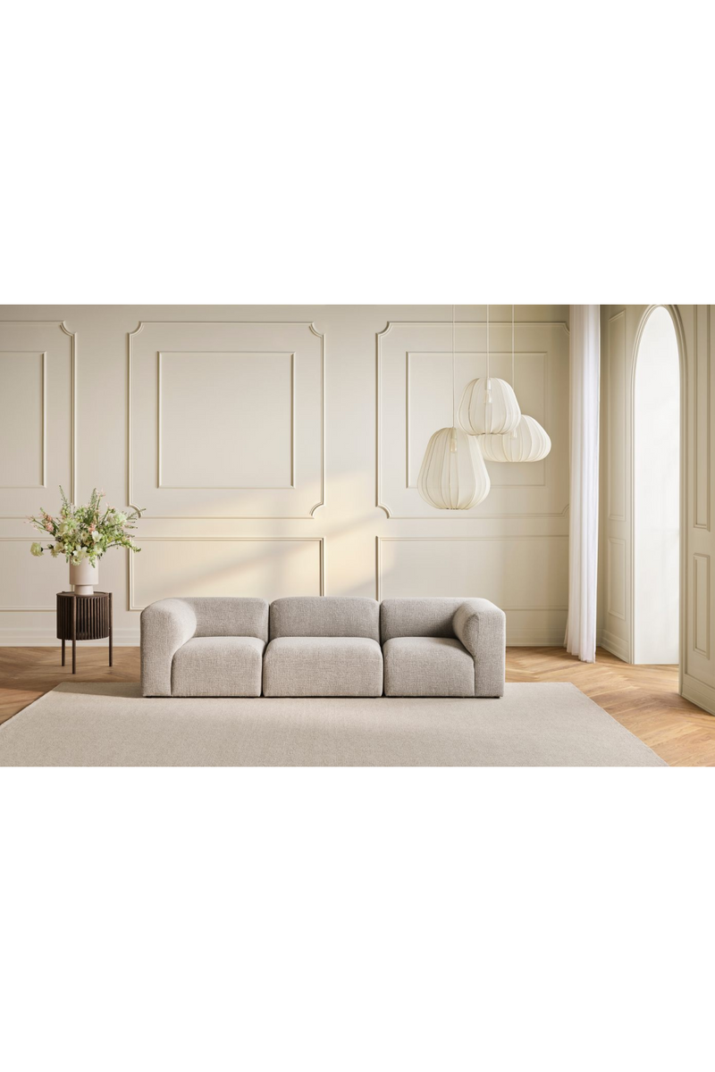 Modern Minimalist 3-Unit Modular Sofa S | Bolia Angle | Woodfurniture.com