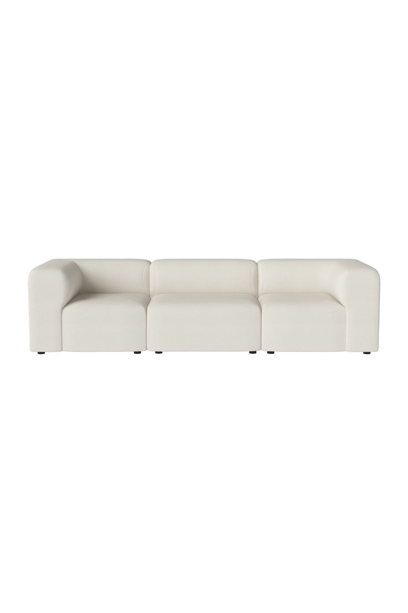 Modern Minimalist 3-Unit Modular Sofa S | Bolia Angle | Woodfurniture.com