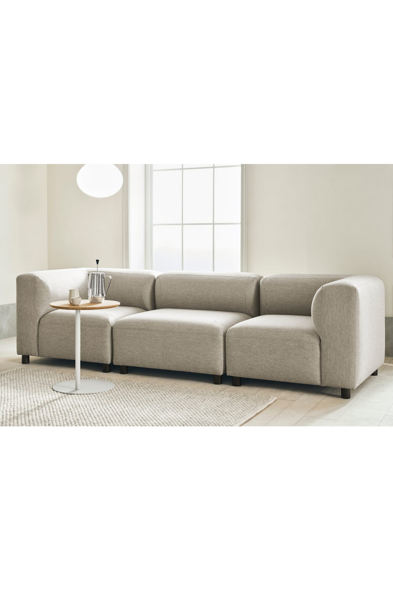 Modern Minimalist 3-Unit Modular Sofa S | Bolia Angle | Woodfurniture.com