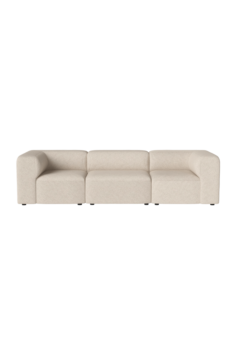 Modern Minimalist 3-Unit Modular Sofa S | Bolia Angle | Woodfurniture.com