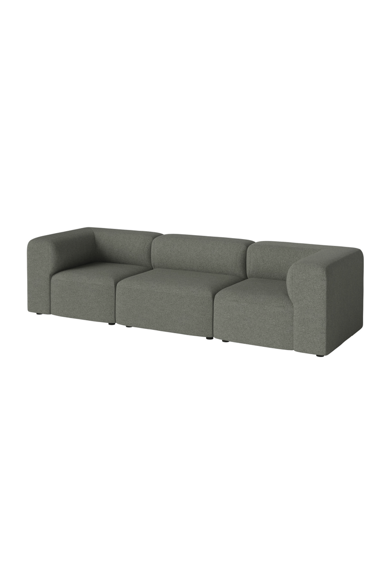 Modern Minimalist 3-Unit Modular Sofa S | Bolia Angle | Woodfurniture.com