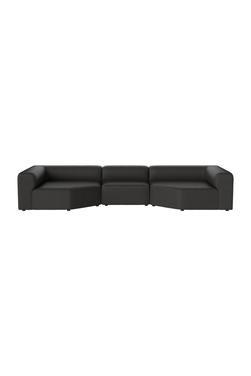 Modern Minimalist 3-Unit Modular Sofa L | Bolia Angle | Woodfurniture.com