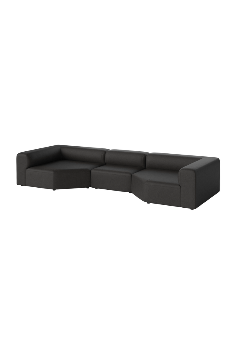 Modern Minimalist 3-Unit Modular Sofa L | Bolia Angle | Woodfurniture.com