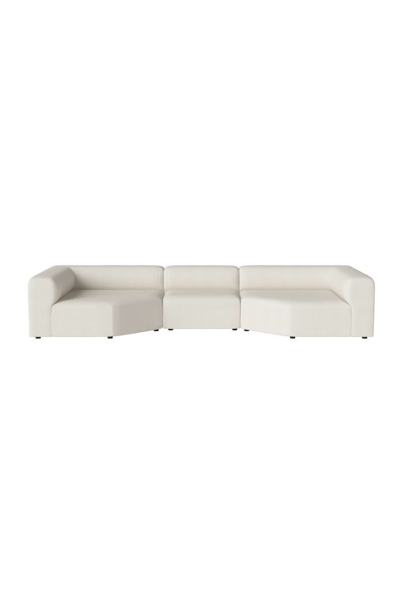 Modern Minimalist 3-Unit Modular Sofa L | Bolia Angle | Woodfurniture.com