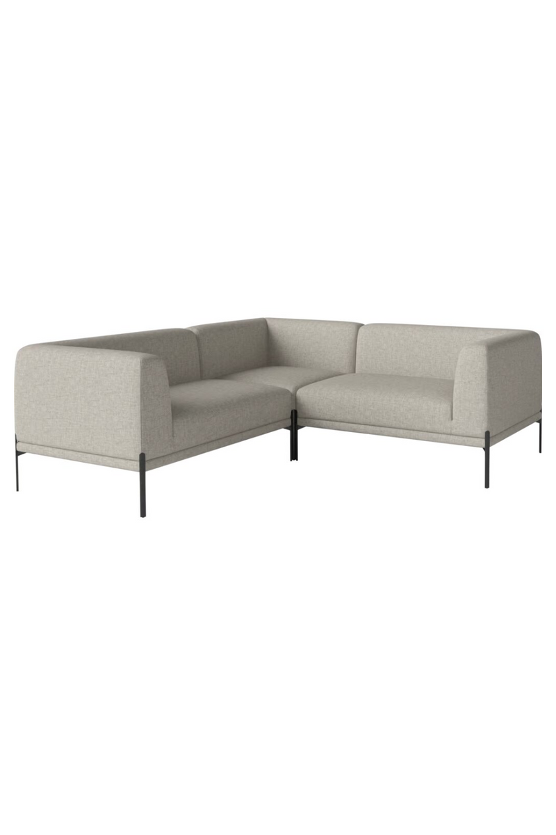 5-Seater Minimalist Corner Sofa | Bolia Caisa | Woodfurniture.com