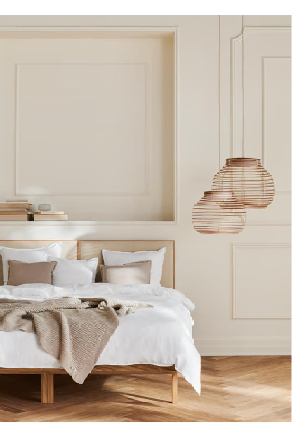 Oiled Oak Framed Headboard | Bolia Elton | Woodfurniture.com