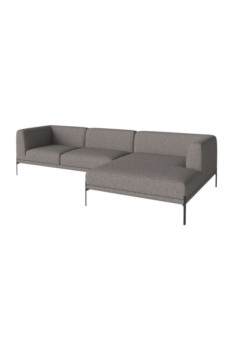 3-Seater with Right Chaise Longue | Bolia Caisa | Woodfurniture.com