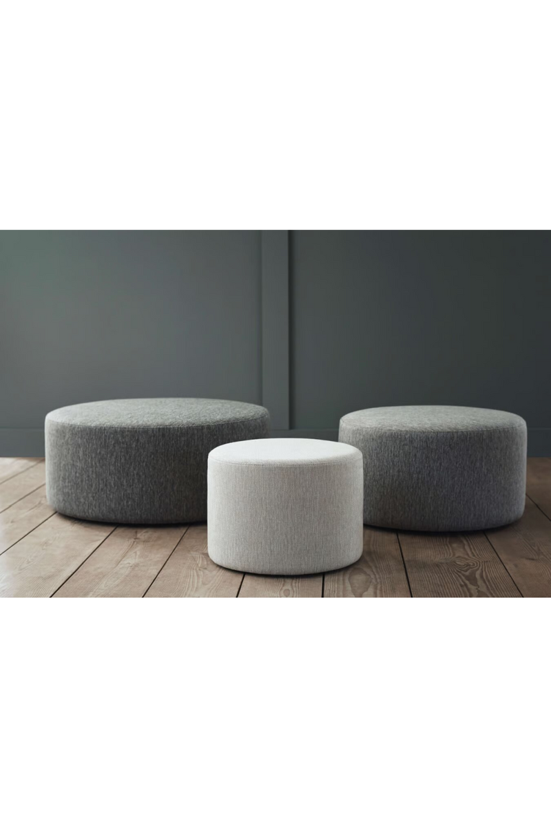 Upholstered Minimalist Pouf | Bolia Zyl | Woodfurniture.com