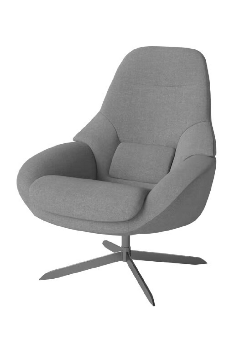 Classic Upholstered Swivel Armchair | Bolia Saga | Woodfurniture.com