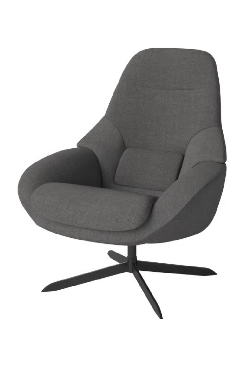 Classic Upholstered Swivel Armchair | Bolia Saga | Woodfurniture.com