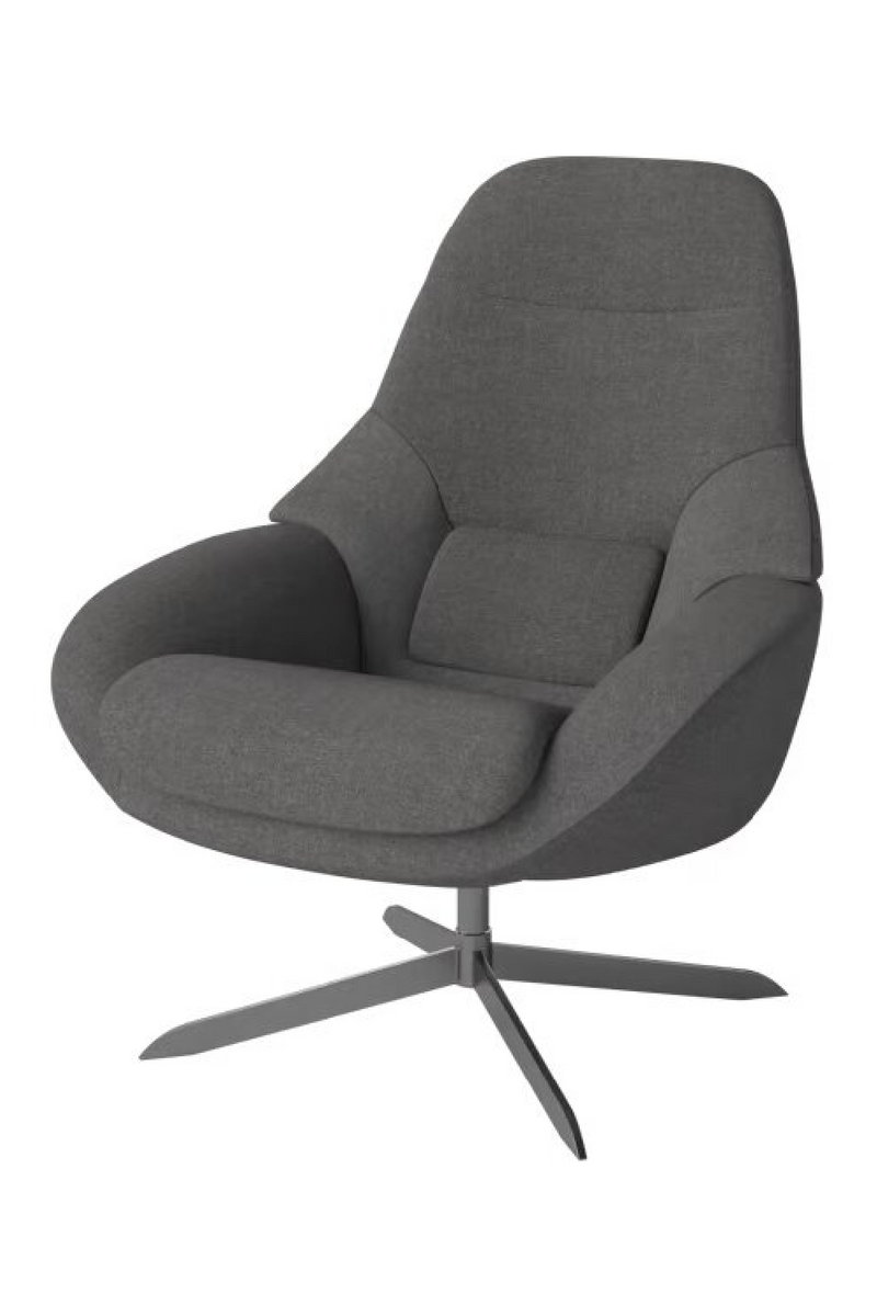 Classic Upholstered Swivel Armchair | Bolia Saga | Woodfurniture.com