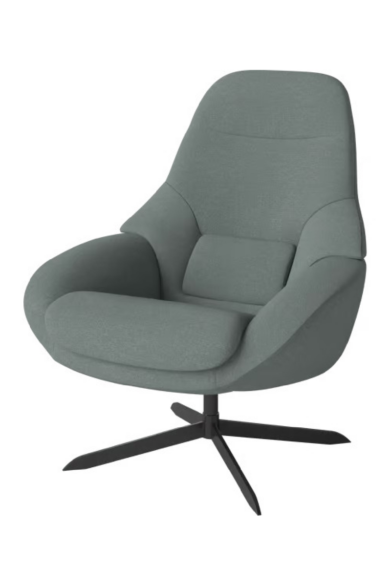 Classic Upholstered Swivel Armchair | Bolia Saga | Woodfurniture.com