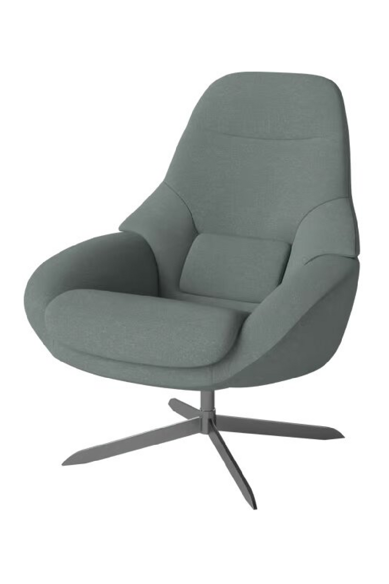 Classic Upholstered Swivel Armchair | Bolia Saga | Woodfurniture.com