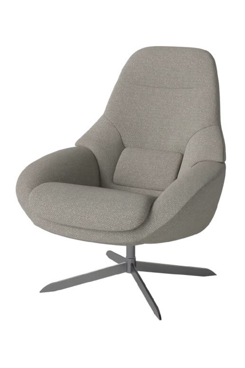 Classic Upholstered Swivel Armchair | Bolia Saga | Woodfurniture.com