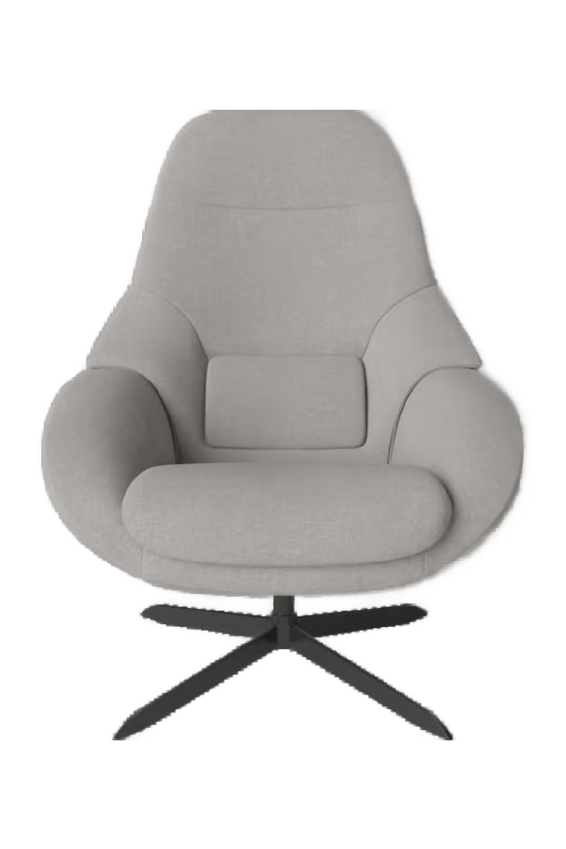 Classic Upholstered Swivel Armchair | Bolia Saga | Woodfurniture.com