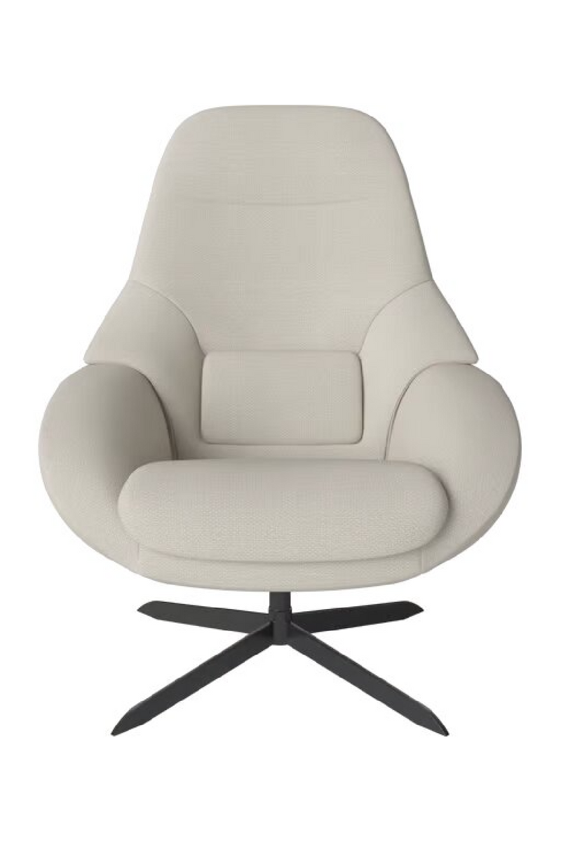 Classic Upholstered Swivel Armchair | Bolia Saga | Woodfurniture.com