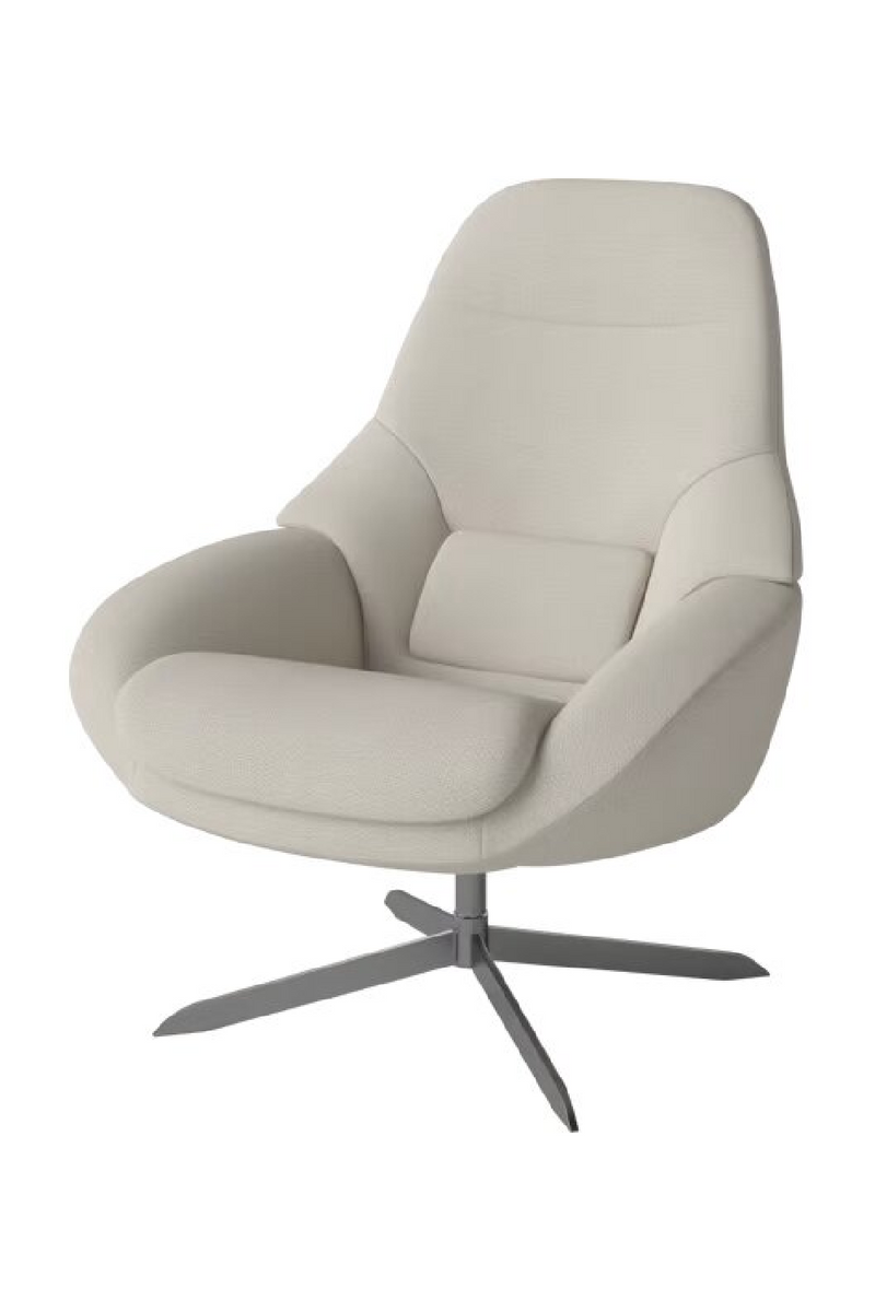 Classic Upholstered Swivel Armchair | Bolia Saga | Woodfurniture.com