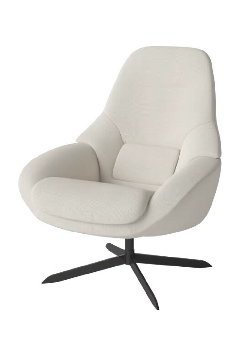 Classic Upholstered Swivel Armchair | Bolia Saga | Woodfurniture.com