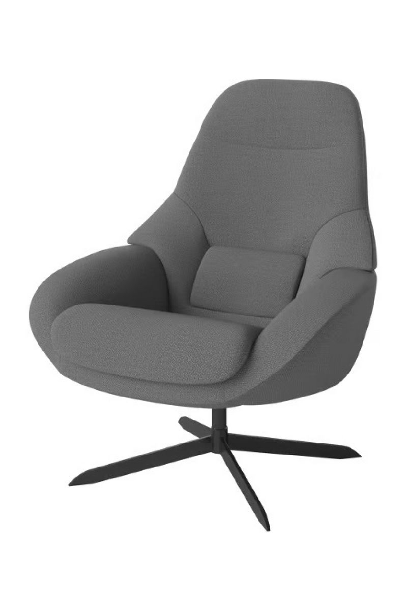 Classic Upholstered Swivel Armchair | Bolia Saga | Woodfurniture.com