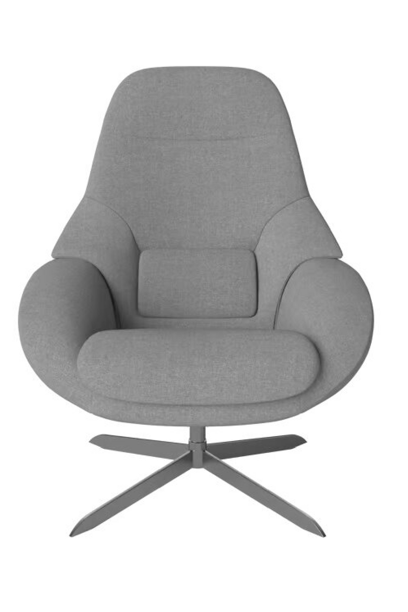 Flat Woven Swivel Armchair | Bolia Saga Grand | Woodfurniture.com