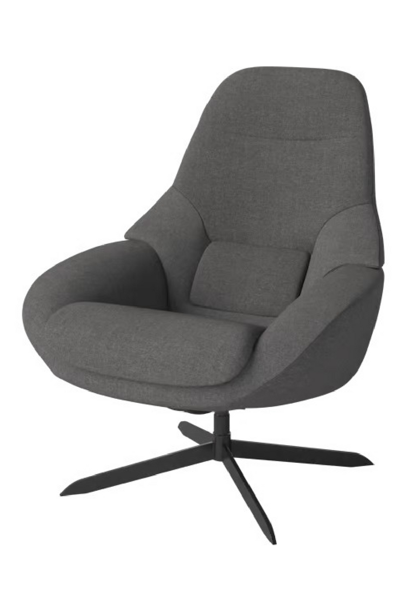 Flat Woven Swivel Armchair | Bolia Saga Grand | Woodfurniture.com