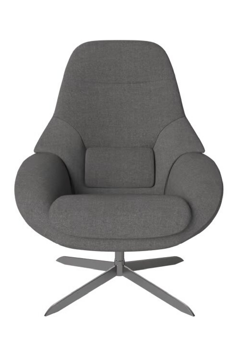 Flat Woven Swivel Armchair | Bolia Saga Grand | Woodfurniture.com